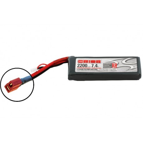 ORI60156 lipo Orion 2200 Mh 2s 7,4V 50C deans led