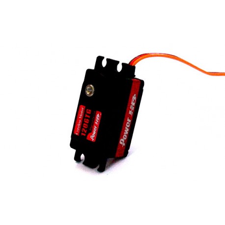 Servo Power HD HD-1206TGSpecification: Model:DS-1206TG Speed: 0.07 sec (4.8V) ¦ 0.06 sec (6.0V)Torque(4.8V): 6.0 kg-cm (83.3 oz