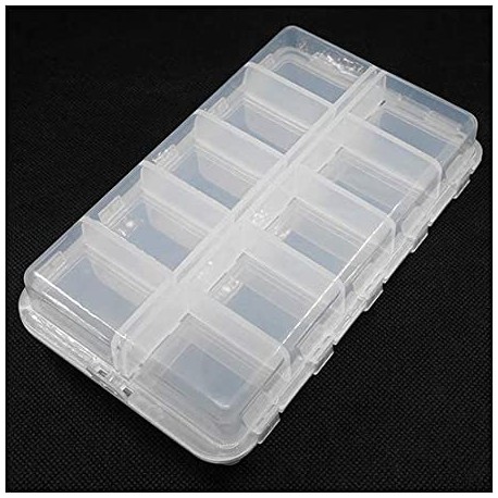Scatolina Porta Minuteria Doppia 20 Scomparti 160x94x39mm Yeah Racing