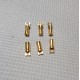 Connettore motori gold 3,5mm 3 maschi e 3 femmine (da imbustare)