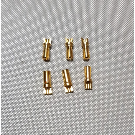 Connettore motori gold 3,5mm 3 maschi e 3 femmine