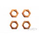Dado ruota autobloccante P1 arancio - Self-locking wheel nut P1 orange