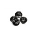 Dadi in alluminio flangiati M4 - Flanged aluminium nut M4