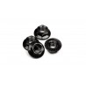 Dadi in alluminio flangiati M4 - Flanged aluminium nut M4