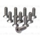 Viti Titanio Svasate 3X8 Mm / 3x8mm hex socket button head titanium screws