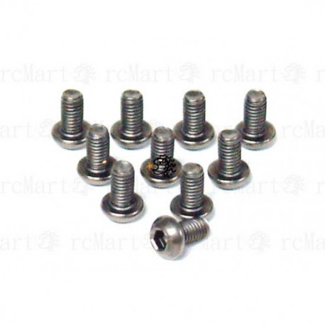 Viti Titanio Bombata 3X6 / 3x6mm hex socket button head titanium screws