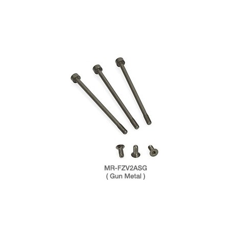 Viti in alluminio per custodia e cappuccio per motori Fleta ZX V2 Color Canna di Fucile 6 Pezzi / Fleta ZX V2 case & timing cap