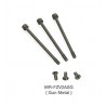 Viti in alluminio per custodia e cappuccio per motori Fleta ZX V2 Color Canna di Fucile 6 Pezzi / Fleta ZX V2 case & timing cap