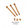 Viti in alluminio per custodia e cappuccio per motori Fleta ZX V2 Color Arancio 6 Pezzi / Fleta ZX V2 case & timing cap alumini