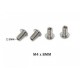 Viti di arresto in titanio M4x8mm 4pz – 64 titanium down stop screws M4x8mm 4 pz