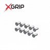 Viti Titanio ALTA RESISTENZA X-GRIP M3x8 svasate (10 pezzi) / Titanium flat buttom m3x8