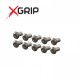 Viti Titanio ALTA RESISTENZA X-GRIP M3x8 Bombate (10 pezzi) / Titanium screw button m3x8