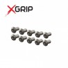 Viti Titanio ALTA RESISTENZA X-GRIP M3x8 Bombate (10 pezzi) / Titanium screw button m3x8