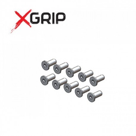 Viti Titanio ALTA RESISTENZA X-GRIP M3x6 svasate (10 pezzi) / Titanium flat buttom m3x6