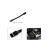 Connettore ESC nero maschio maschio 80mm - Black suit ESC connector Male – Male 80mm