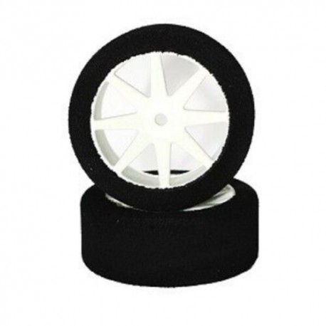 Set 2 gomme 1/10 35sh for rear Gold Series cerchio bianco