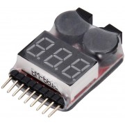 LiPo battery voltage tester low voltage buzzer alarm