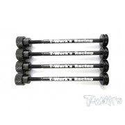 Supporto gomme da turismo neri 4pz – 1/10 touring tire holder black 4pz