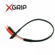 Cavi di ricarica per lipo TX - RX con adattatore spina FUTABA / Receiver battery charge leads FUTABA