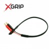 Cavi di ricarica per lipo TX - RX con adattatore spina FUTABA / Receiver battery charge leads FUTABA