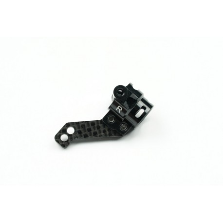 Barilotto dello sterzo alluminio optional destro / Front aluminium steering block – right