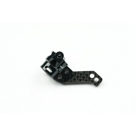 Barilotto dello sterzo alluminio optional sinistro / Front aluminium steering block – left