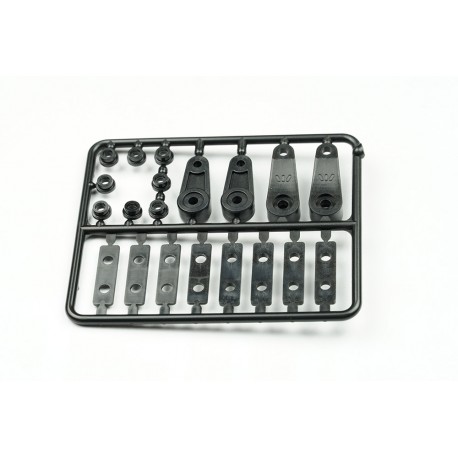 Composite dual servo saver arm for GT-DUE