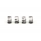 Molle Anteriori Ride 2,32 N/Mm White / F1 Big Bore Front Spring (White) 4 pz for F One 2017