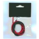 Cavo silicone 12AWG rosso+nero