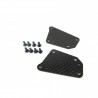 Inserti In Carbonio T4 Anteriori / Graphite front lower arm plate 1.6mm (L+R)