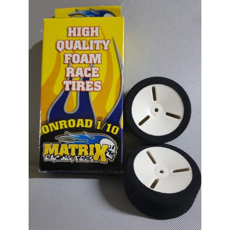 Set 2 gomme Front Matrix 1/10 Foam 26 mm 42°1