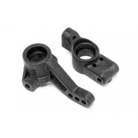 HB RACING FRONT SPINDLE/REAR HUB CARRIER SET