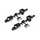 HB RACING FRONT SPINDLE/REAR HUB CARRIER SET